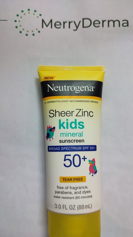 Neutrogena Sheer Zinc Mineral Kids Sunscreen (Short Expiry, Sep-2022)